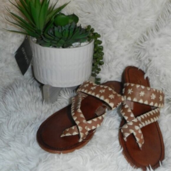 Free People Bella Caia Crochet Sandal 8.5 HOST PICK🎈🎉🥳BNIB🆕FAST SHIPPED⚡🚚 - Picture 5 of 16